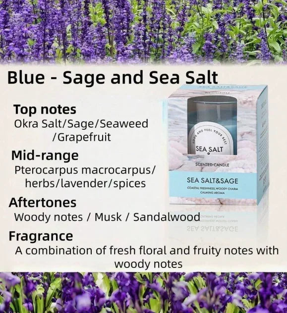 Long-Lasting Scented Aromatherapy Candles For Gift Giving | Elegant Smokeless Colored Jar Candles With Premium, Relaxation
