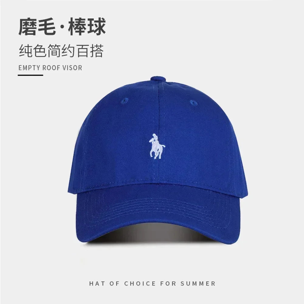 Unisex Baseball Cap Fashion Women's Hats Cotton Dad Polo Embroidery Cap Casual Men's Baseball Caps Soft Breathable Golf Sun Cap