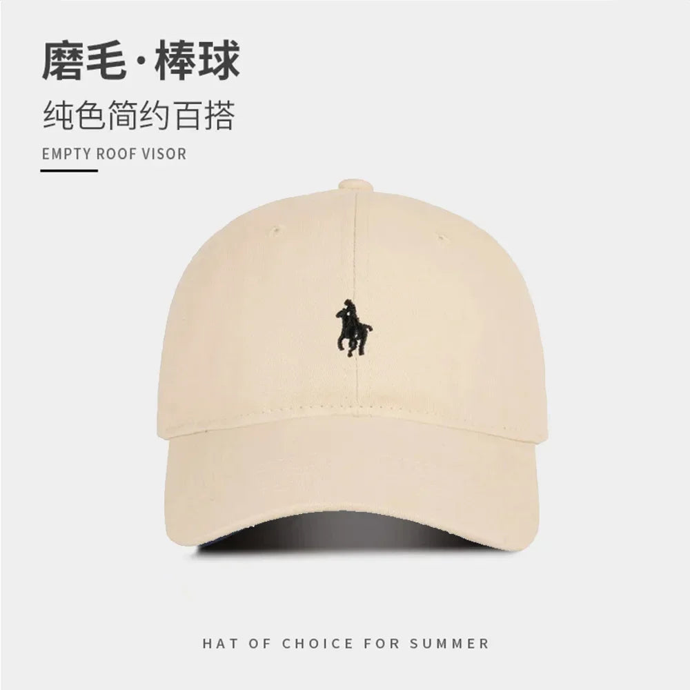 Unisex Baseball Cap Fashion Women's Hats Cotton Dad Polo Embroidery Cap Casual Men's Baseball Caps Soft Breathable Golf Sun Cap