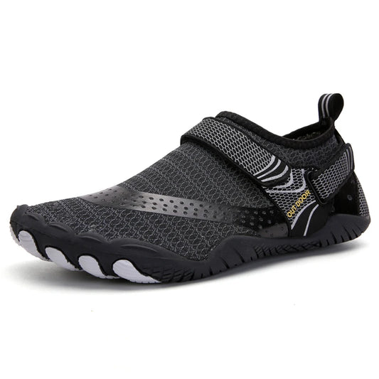Men Water Shoes Quick Dry Non-Slip Five Finger Shoes Outdoor Wading Swimming Barefoot Lightweight Summer Aqua Sneakers Fishing
