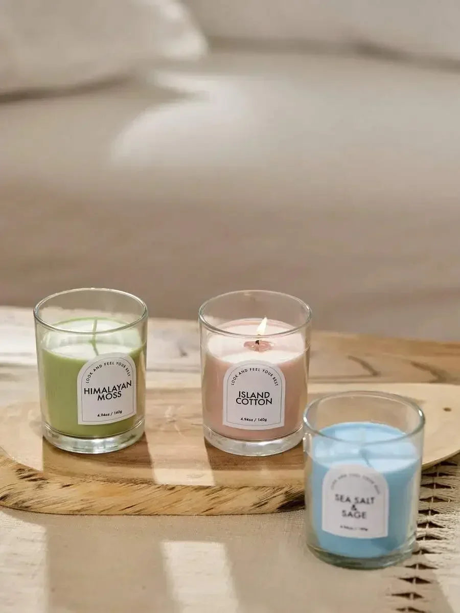 Long-Lasting Scented Aromatherapy Candles For Gift Giving | Elegant Smokeless Colored Jar Candles With Premium, Relaxation