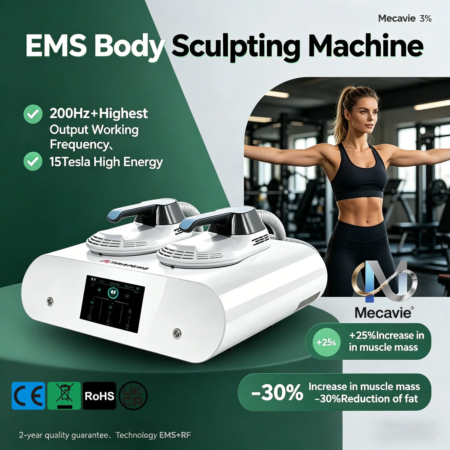 2 In 1 Electromagnetic Hot Portable EMSnova Body Shaping Machine  Slimming Stimulation Fat Removal Muscle Building Portable Home