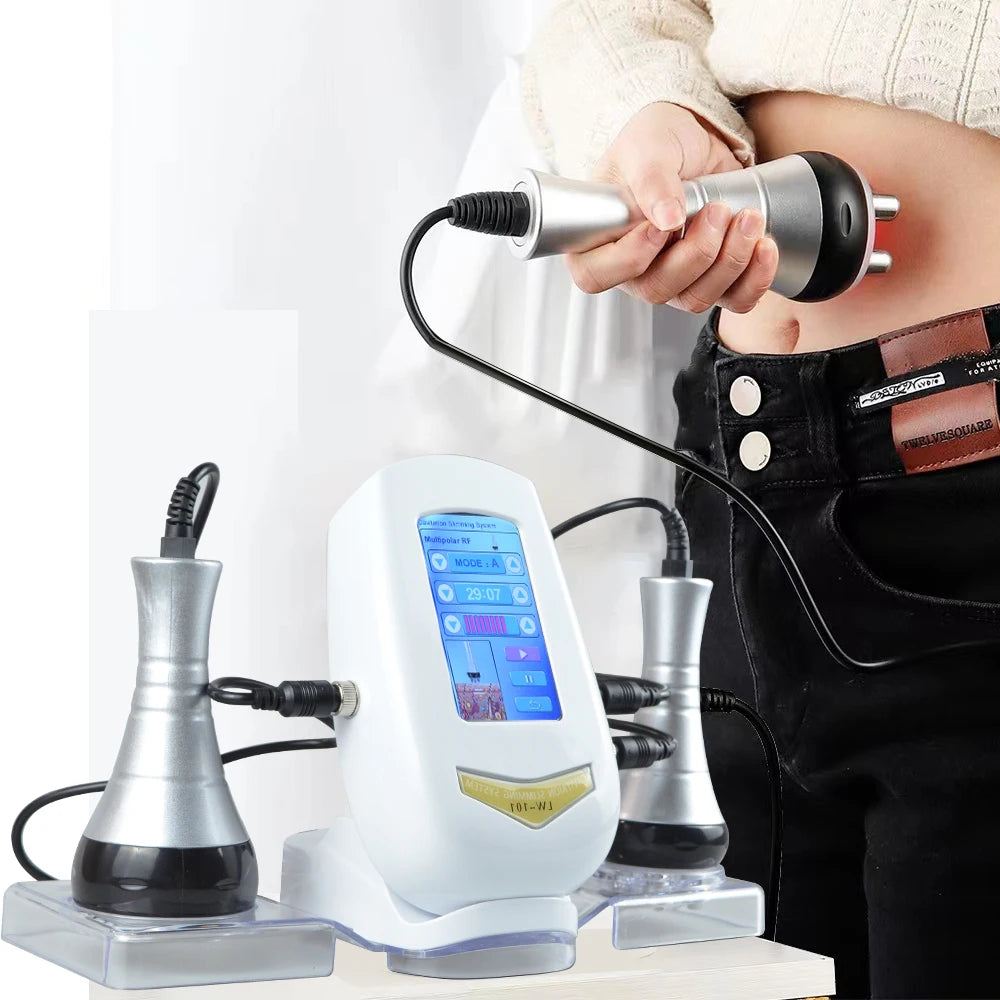40K 3 IN1 Cavitation Body Slimming Machine Facial Massager Skin Tighten Anti-wrinkle