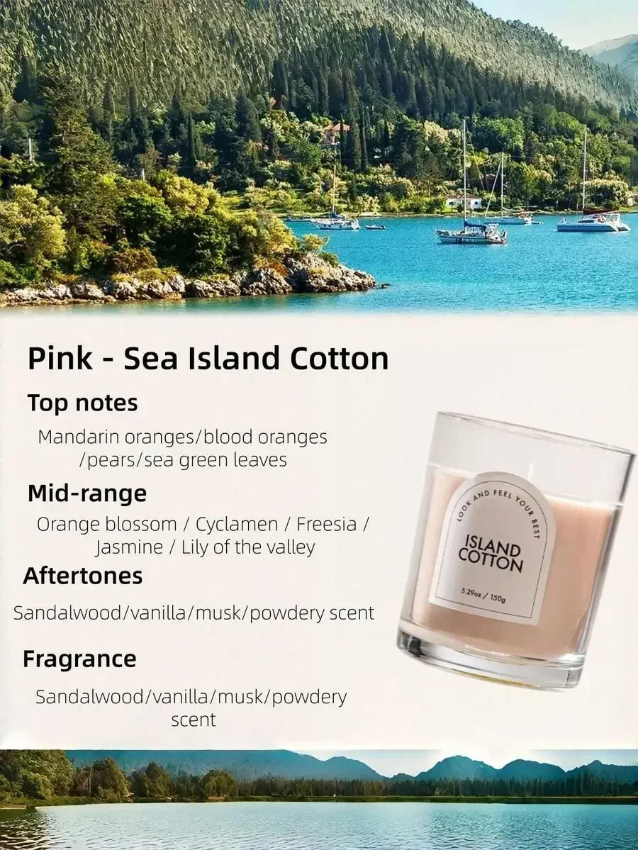 Long-Lasting Scented Aromatherapy Candles For Gift Giving | Elegant Smokeless Colored Jar Candles With Premium, Relaxation