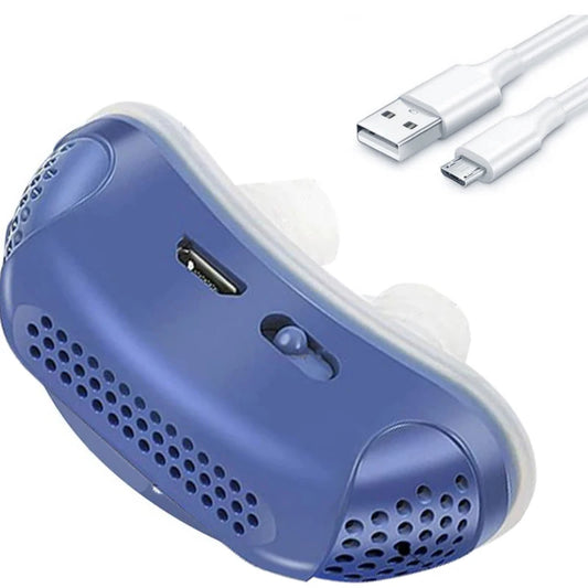 Anti Snoring Devices Upgraded Adjustable Wind Speed Electric Snoring Solution Snore Reducing Anti Snore Stopper Blue 2026