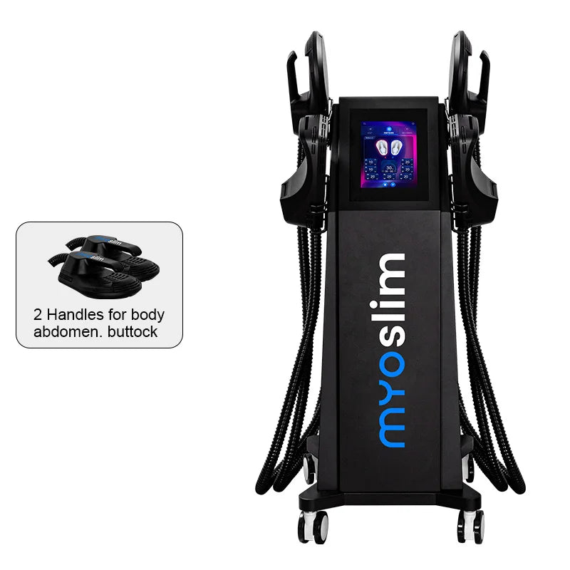 EMS Myoslim Radio Frequency Body Sculpting Device Muscle sculpting Fat Burning Weight Loss 6500W high power 200Hz.15T